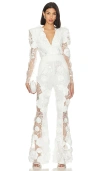 Zhivago Women's I Found Love Flared Jumpsuit In 화이트