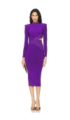 Zhivago Message To Love Midi Dress In Purple