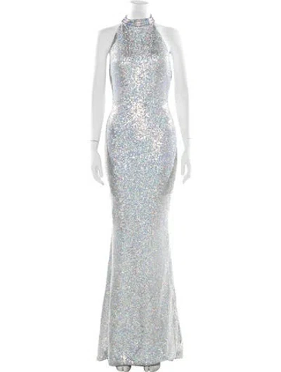 Pre-owned Zhivago Mock Neck Long Dress W/ Tags
