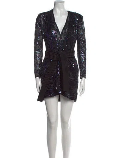 Pre-owned Zhivago Nylon Mini Dress In Black