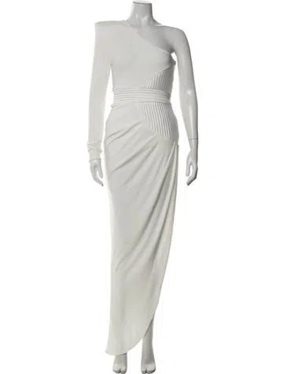 Pre-owned Zhivago One-shoulder Long Dress W/ Tags In White