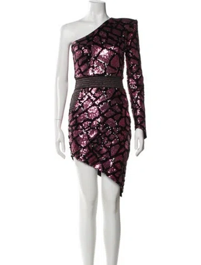 Pre-owned Zhivago Patterned Mini Dress In Multi