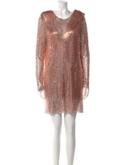 Pre-owned Zhivago Patterned Mini Dress W/ Tags In Multi