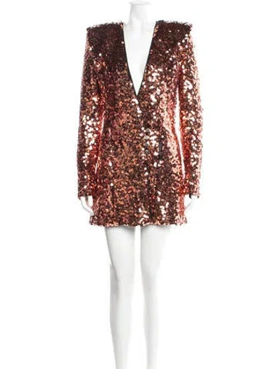 Pre-owned Zhivago Patterned Mini Dress W/ Tags In Multicolor