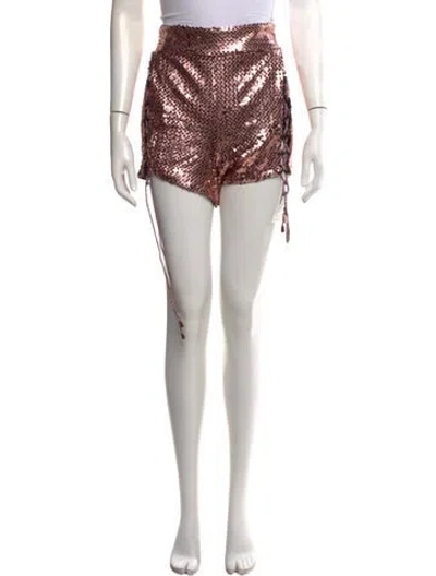 Pre-owned Zhivago Patterned Mini Shorts W/ Tags In Multicolor
