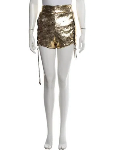Pre-owned Zhivago Patterned Mini Shorts W/ Tags In Multicolor