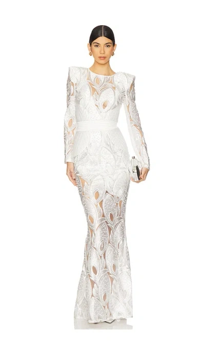 Zhivago Pomme D Amour Gown In White