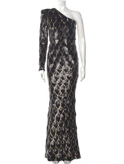 Pre-owned Zhivago Printed Long Dress In Multi