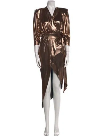 Pre-owned Zhivago Printed Midi Length Dress In Multi