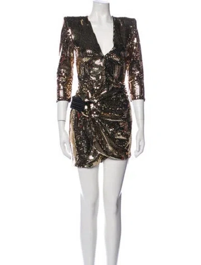 Pre-owned Zhivago Printed Mini Dress