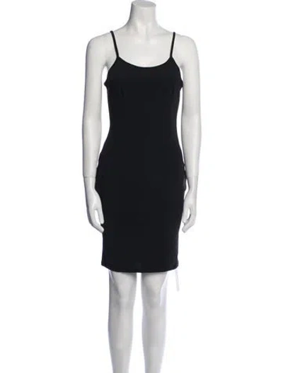 Pre-owned Zhivago Square Neckline Sleeveless Tunic W/ Tags In Black