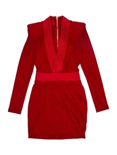 Pre-owned Zhivago Strapless Mini Dress W/ Tags In Red