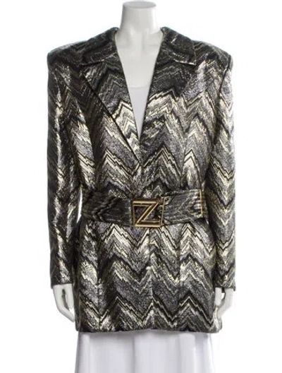 Pre-owned Zhivago Striped Blazer In Multi