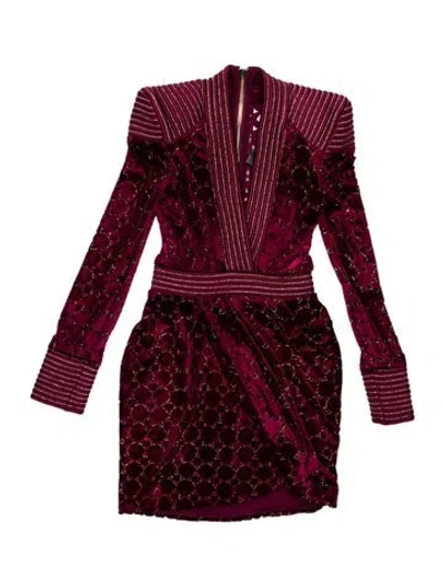 Pre-owned Zhivago Striped Mini Dress W/ Tags In Red