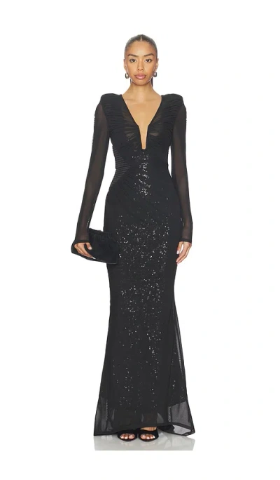 Zhivago The Bloom 2 Way Gown In Black