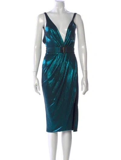 Pre-owned Zhivago V-neck Midi Length Dress