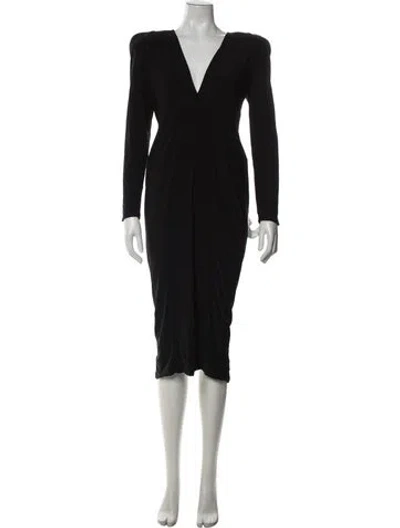 Pre-owned Zhivago V-neck Midi Length Dress W/ Tags In Multicolor