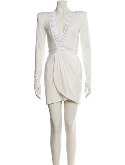 Pre-owned Zhivago V-neck Mini Dress In Multi