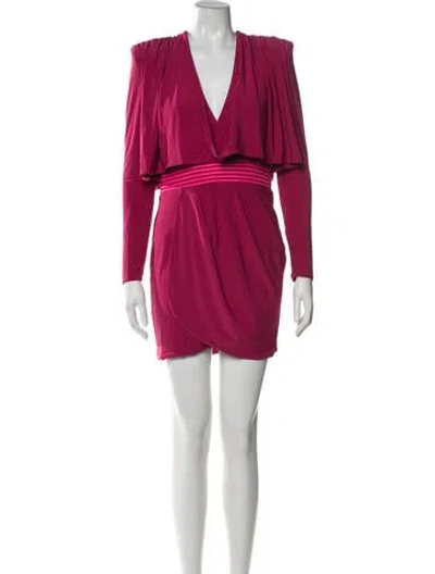 Pre-owned Zhivago V-neck Mini Dress W/ Tags In White