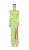 Zhivago We're Not Us Gown In Green