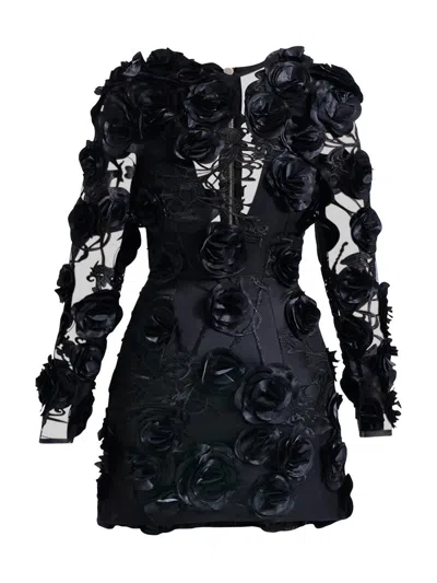 Zhivago Women's Aonia Embellished Floral Mesh Minidress In Multi