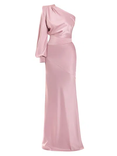 Zhivago Women's Don't Look Now One-shoulder Gown In Pink