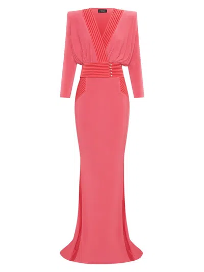 Zhivago Women's I'm Her Man Long-sleeve Gown In Pink