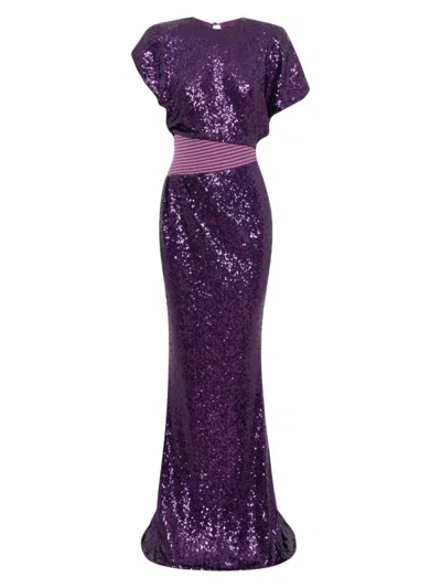 Zhivago Women's Prefall 24 Bond Sequin Gown In Dusk