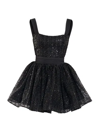 Zhivago Women's The Bertolini Sequined Corset Minidress In Black