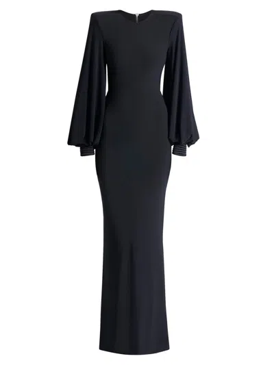 Zhivago Women's The Tower Stretch-jersey Body-con Gown In Black