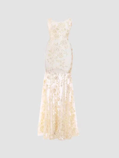 Zhivago Women's The Voice Returns Embroidered Strapless Gown In Ivory