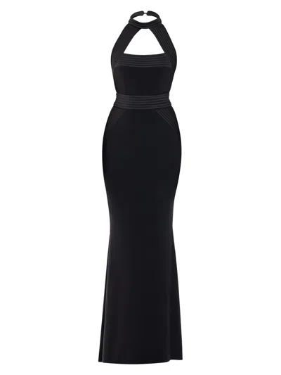 Zhivago Women's They Return Halterneck Gown In Black