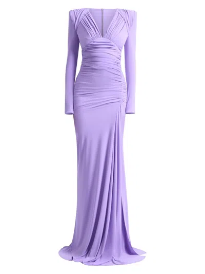 Zhivago Women's We're Not Us Ruched Gown In Purple