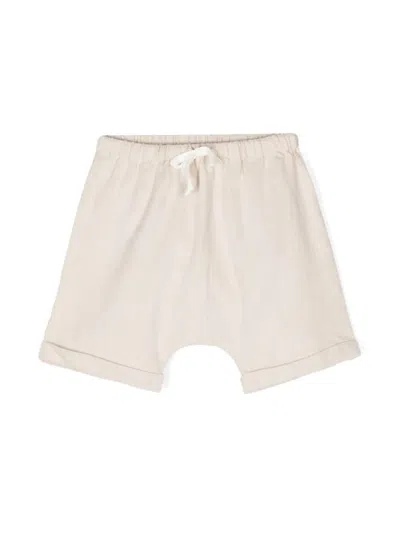 Zhoe &amp; Tobiah Kids' Shorts Con Coulisse In Beige