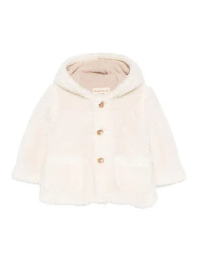 Zhoe & Tobiah Kids' Coat With Hood In White
