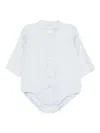 Zhoe & Tobiah Buttoned Babywear In Blue