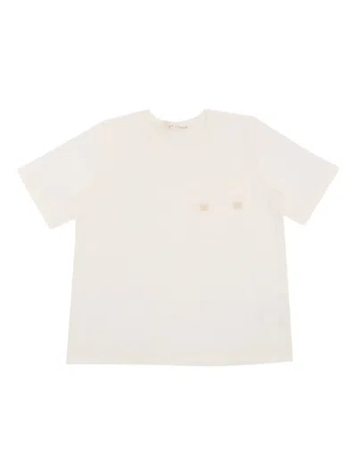 Zhoe & Tobiah Kids' Cotton T-shirt In White