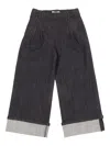 Zhoe & Tobiah Cuffed Trousers In Black