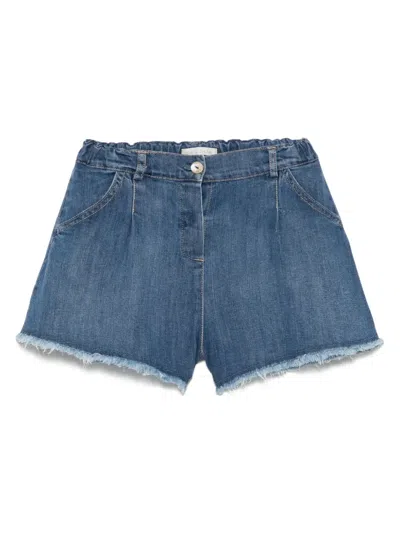 Zhoe & Tobiah Kids' Denim Shorts In Blue