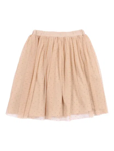 Zhoe & Tobiah Kids' Dotted Skirt In Gold
