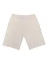 Zhoe & Tobiah Drawstring Shorts In White