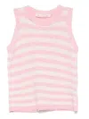 Zhoe & Tobiah Striped Vest In Pink