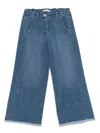 Zhoe & Tobiah Elasticated-waist Jeans In Blue