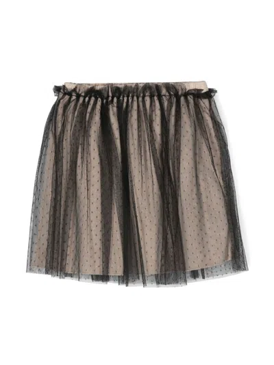 Zhoe & Tobiah Kids' Flared Tulle Skirt In 灰色