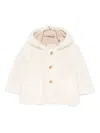Zhoe & Tobiah Hooded Pocket Jacket In White