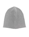 Zhoe & Tobiah Knitted Cotton-blend Beanie In 灰色