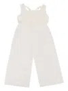 Zhoe & Tobiah Lace-insert Jumpsuit In White