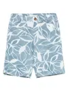 Zhoe & Tobiah Leaf-print Shorts