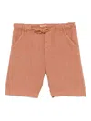 Zhoe & Tobiah Linen Shorts In 褐色