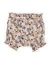 Zhoe & Tobiah Newborn Girl Shorts & Bermuda Shorts Brown Size 3 Cotton In Brown